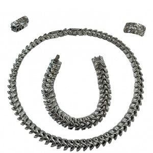 D'Orlan Vintage set, necklace, earrings, bracelet